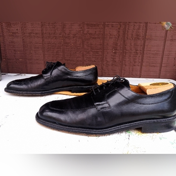 Mezlan mens 12m black leather lace up shoe